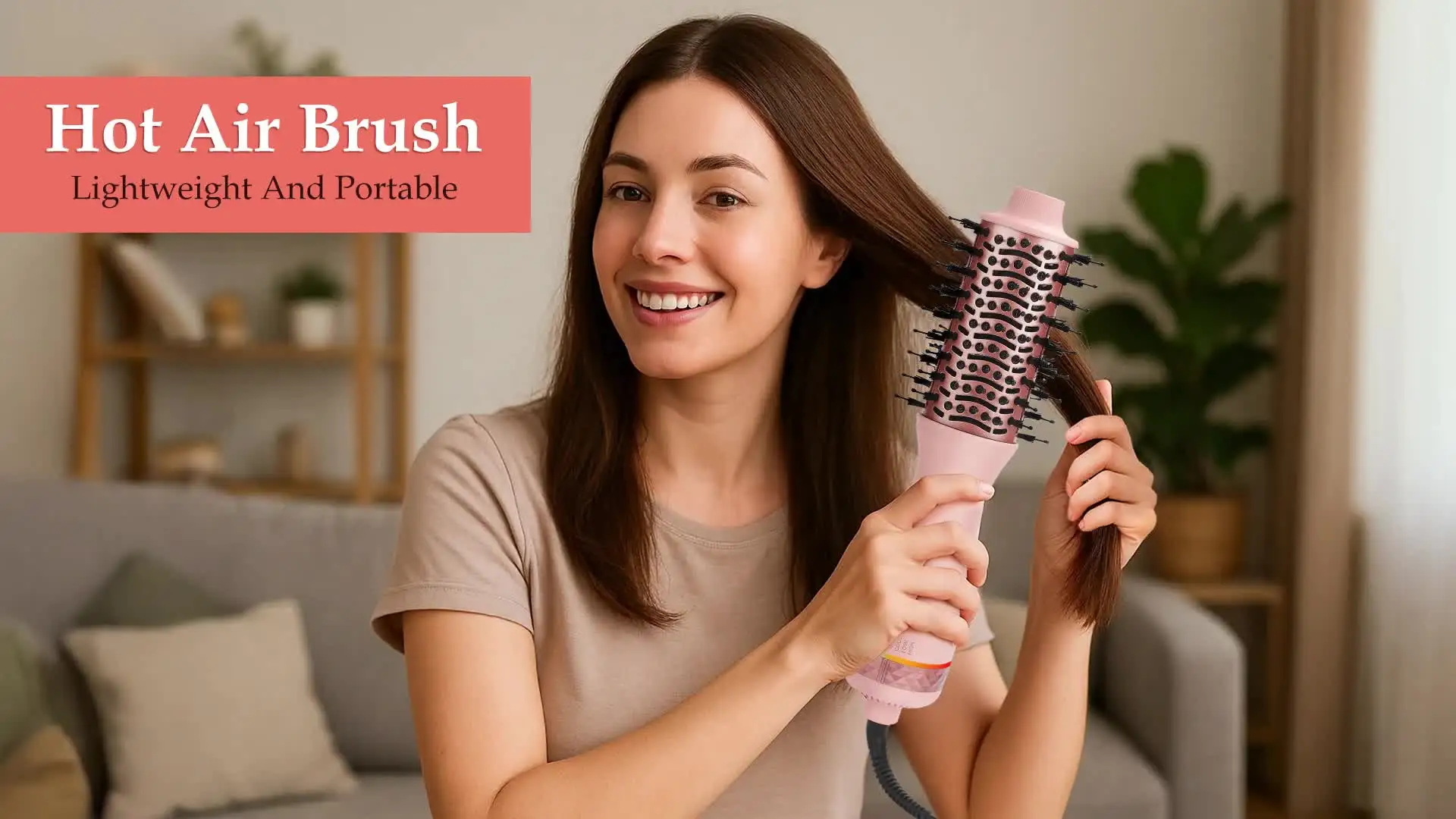 Factory Price Hair Dryer Brush Negative Ion Secador De Pelo Hair