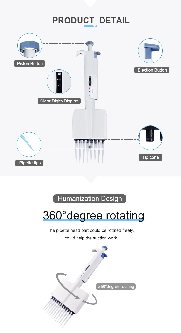 Joan Lab 8-12 Head Pipette Multichannel Pipette - Buy Multichannel