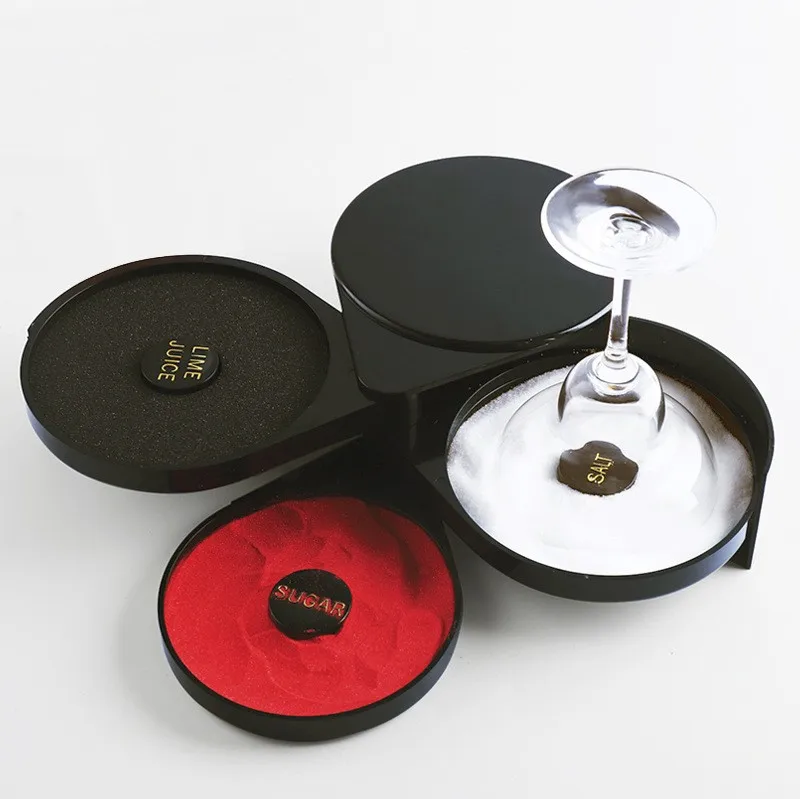 2022 New Development Of Plastic 3 Tier Bar Rimmer Plastic Sugar& Salt ...