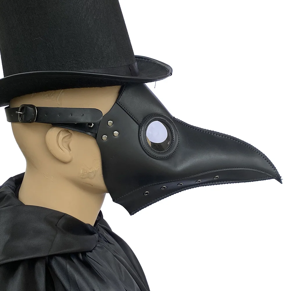 Beulenpest Steampunk Leather Party Facewear Cosplay Gifts Plague Doctor Mask Dr 
