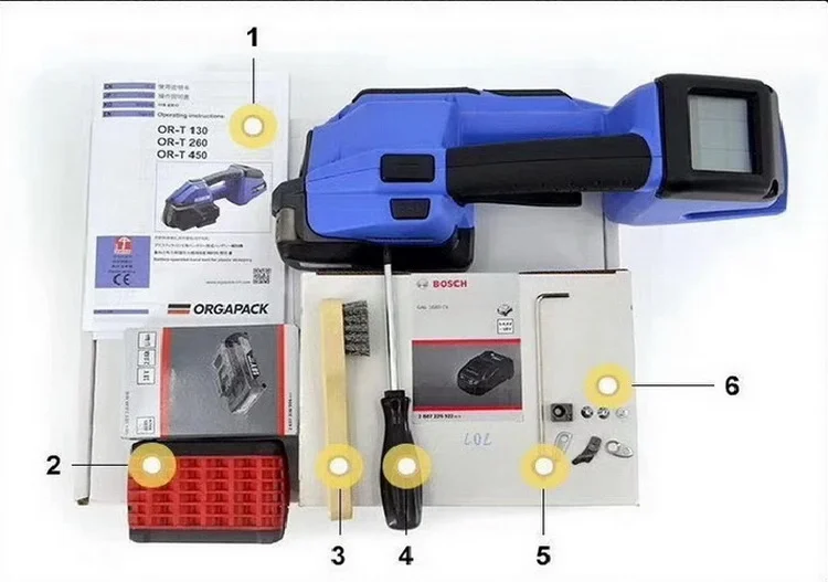 Orgapack Ort260 Machine With Good Price Blue Intelligent Series Hand