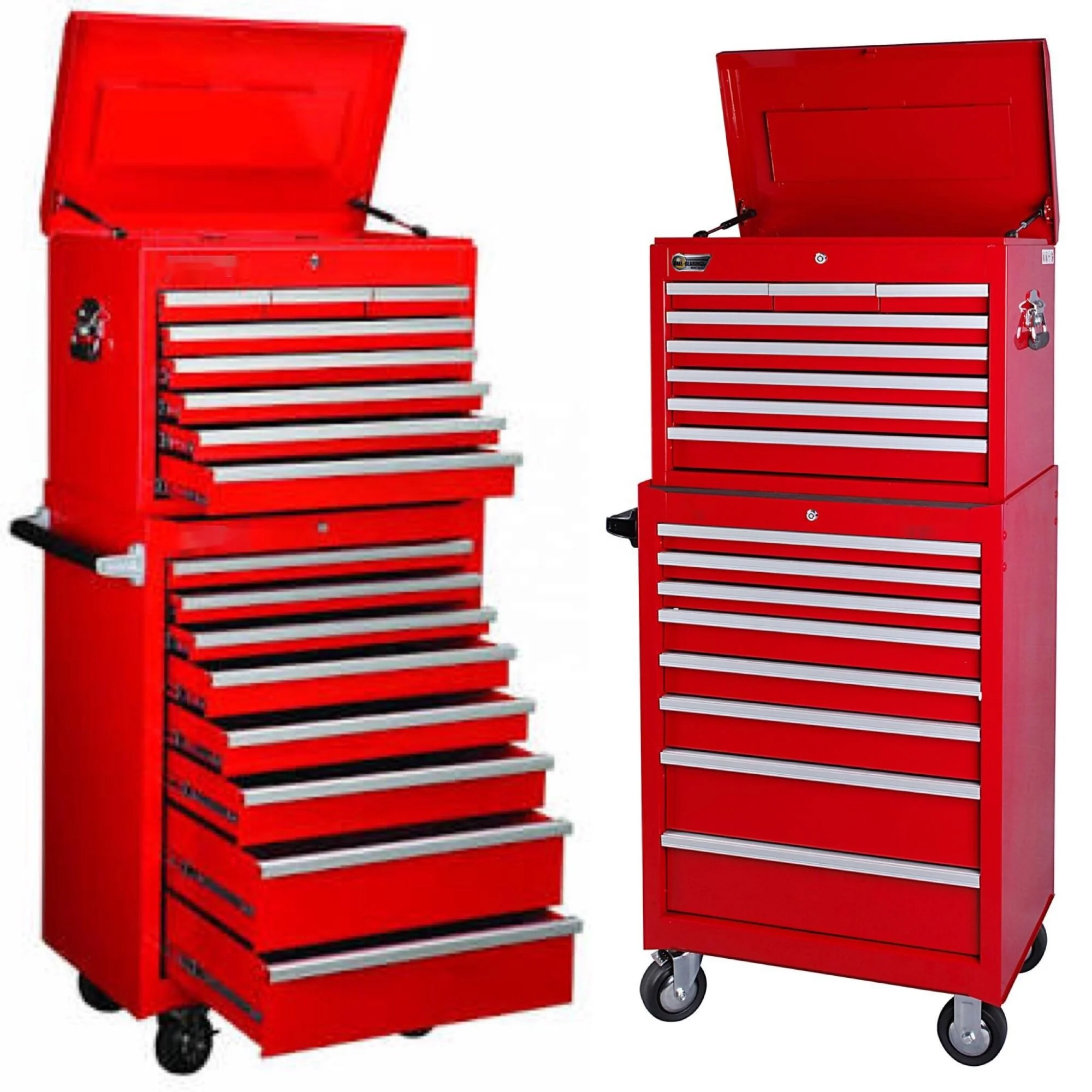 China Wholesale 26 Inch 8 Drawers Tool Chest on Wheels , Multi-colors Mechanics Roller Cabinet manufacture
