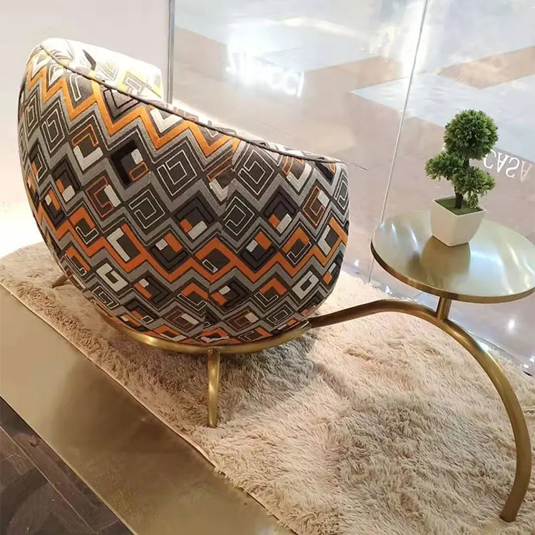 Lovely Coloful Living Room Chairs With Small Side Table Single Chairs