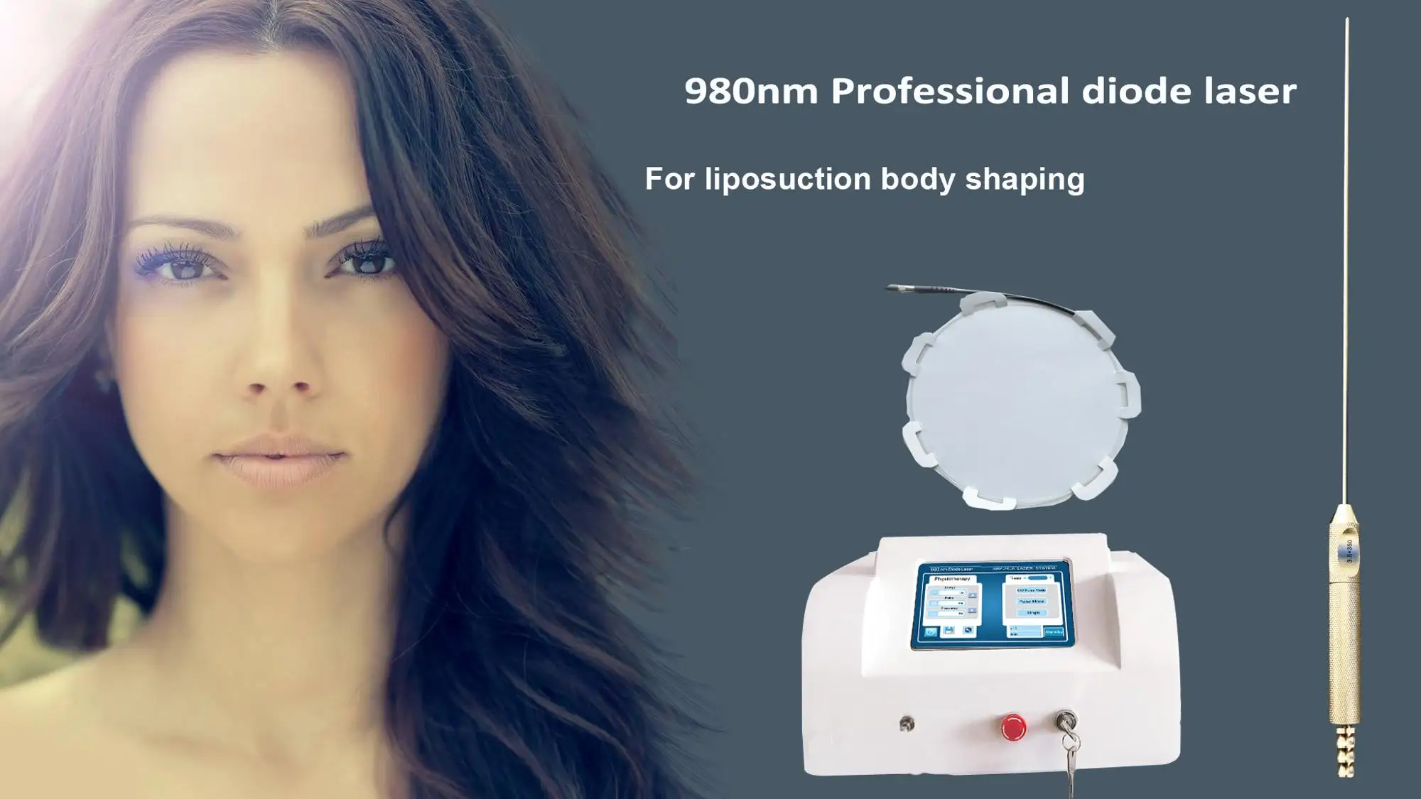 1470 980nm laser fat aspirator power assisted liposuction lipolysis effective  