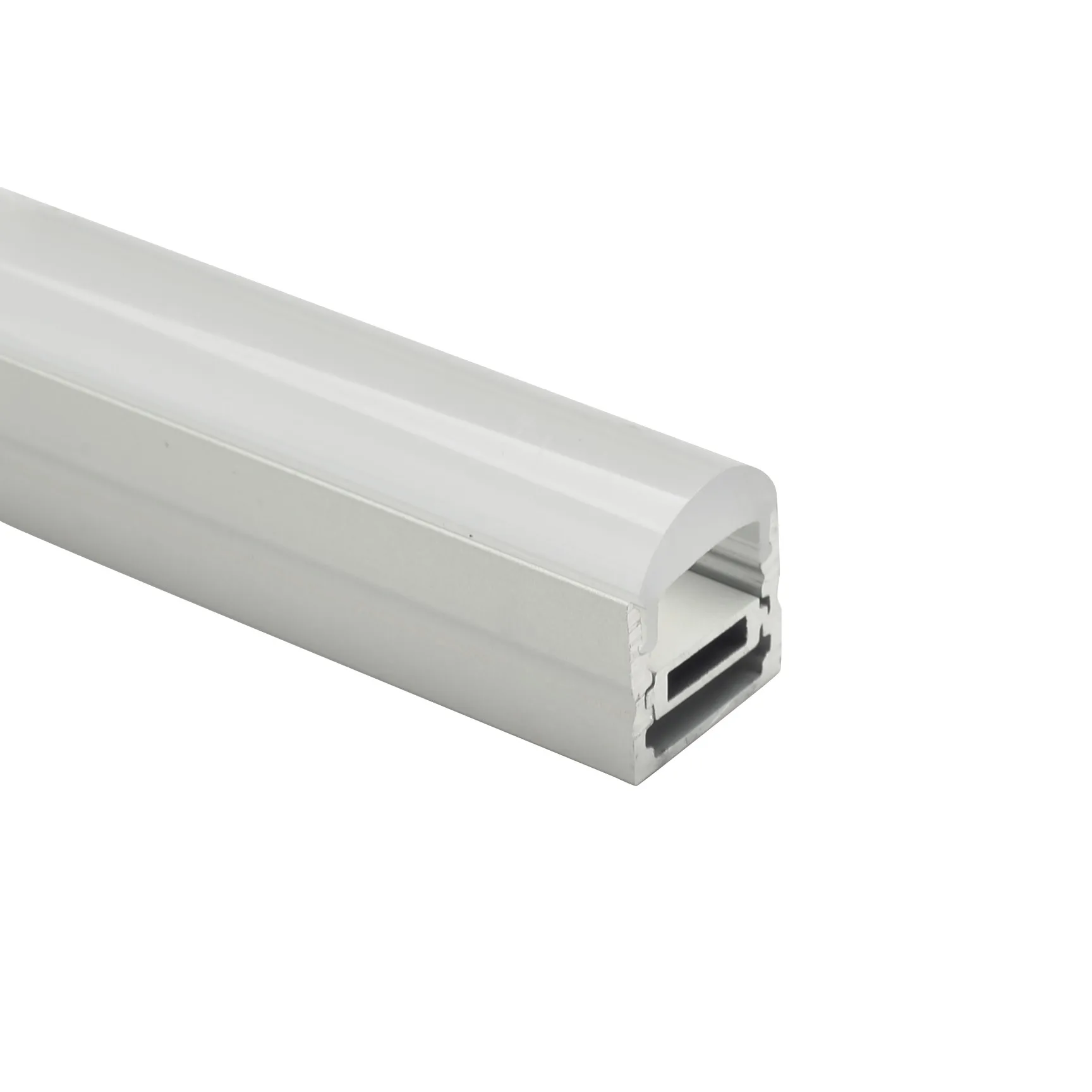 LED strip aluminium beam extrusion pmma cover 10 30 60 90/angle for cabinet line night light