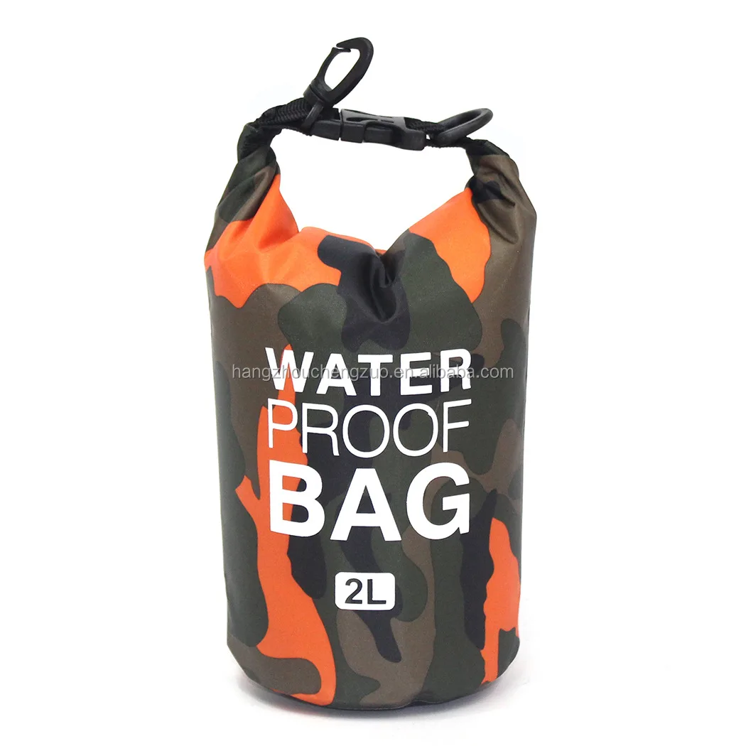 2L Floating Waterproof Dry Bag Roll Top Backpack waterproof fabric N0M0 