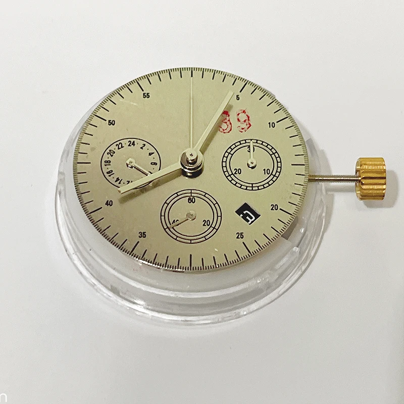 Watch Movement Dandong 7750 six hands movement domestic machine movement six seconds