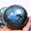 Wholesale Natural Polished Labradorite Stone Ball Labradorite Crystal Spheres For Decoration