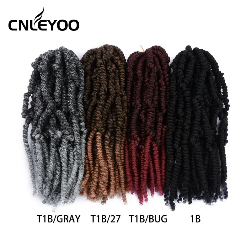 
Factory Wholesale 24 Roots Bomb Twist Crochet Hair 10 Inch Passion Twist Pre-Looped Crochet Braids For Beauty 