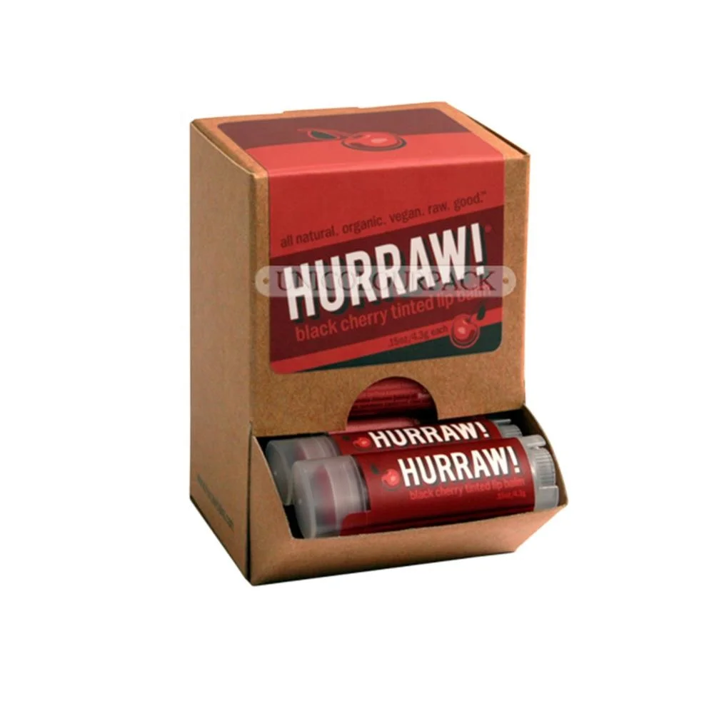 Customized Cardboard Lip Balm Retail Counter Dispenser Display
