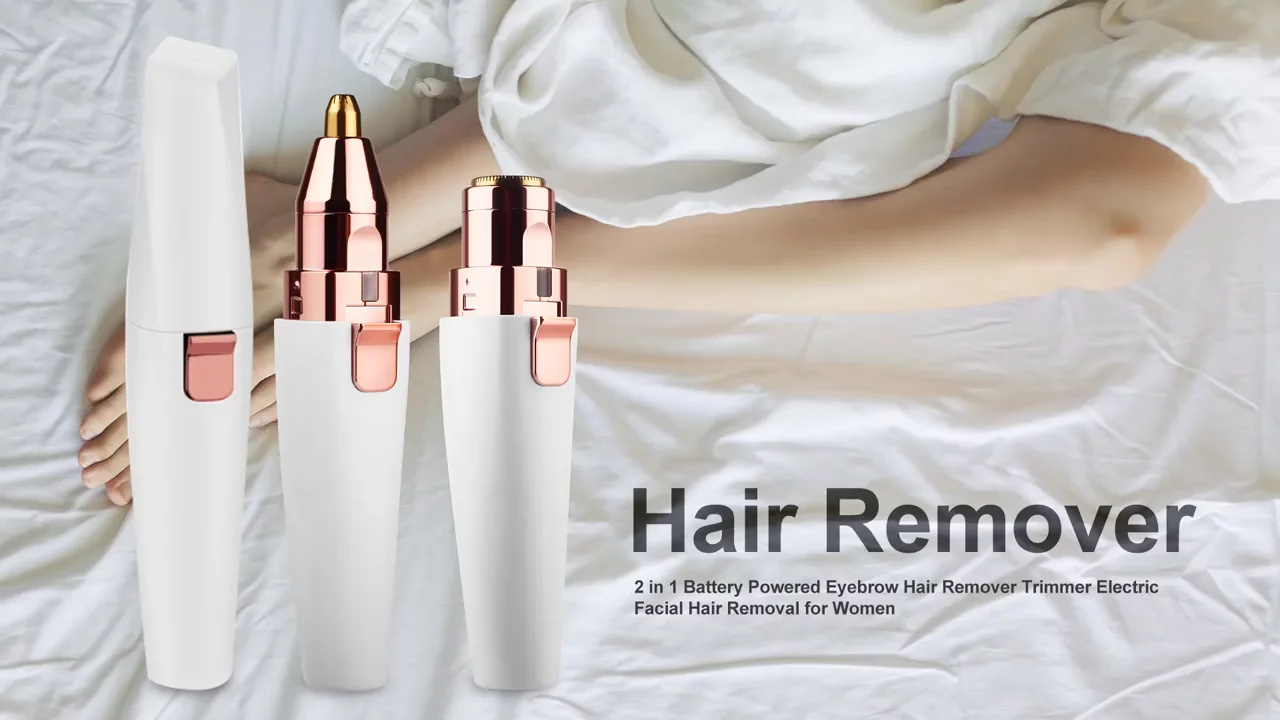 Battery Eyebrow Hair Remover Painless Eyebrow Trimmer Eyebrow Razor