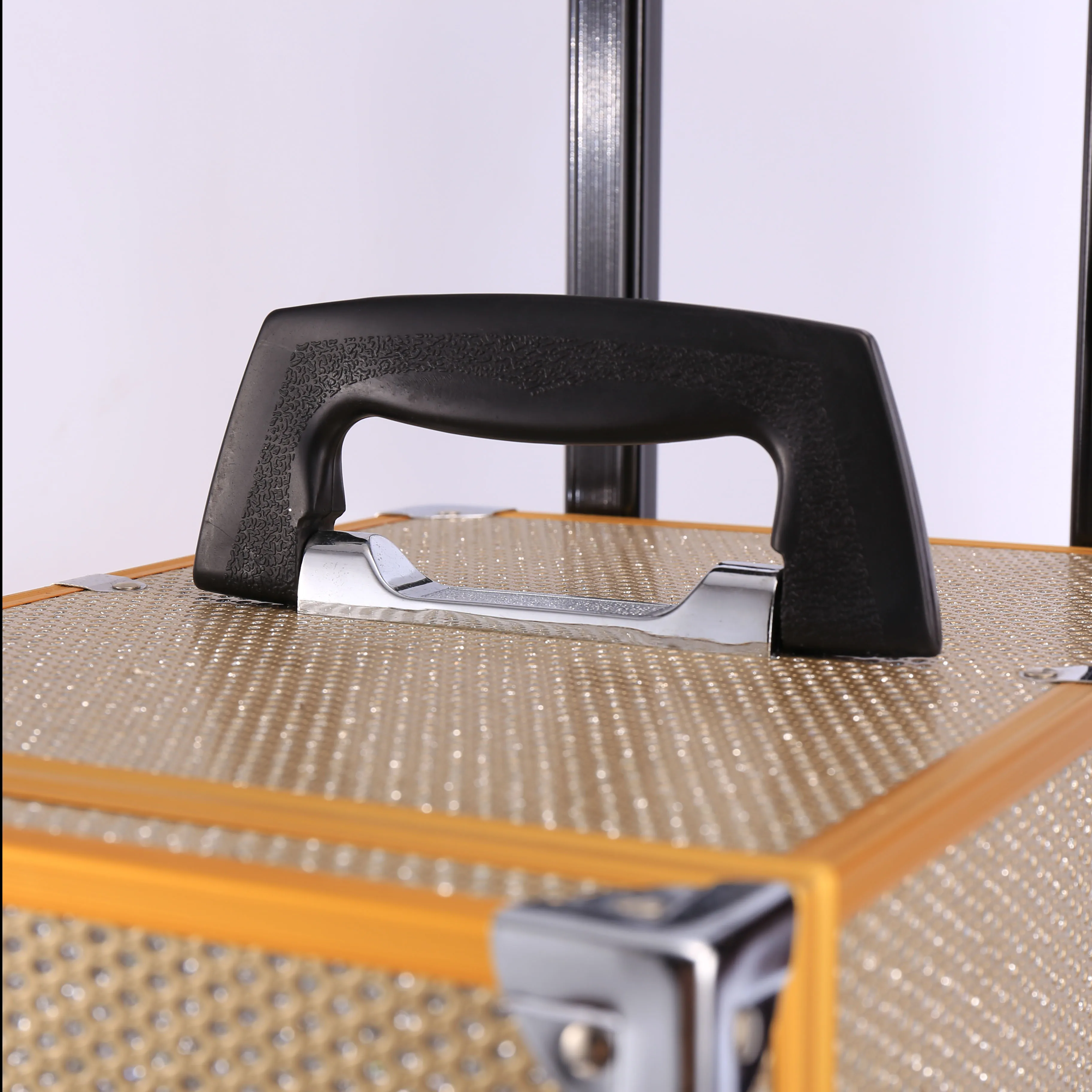 Rolling Jewelry Case With Trays Jewelry Trolley Case For Salesman With