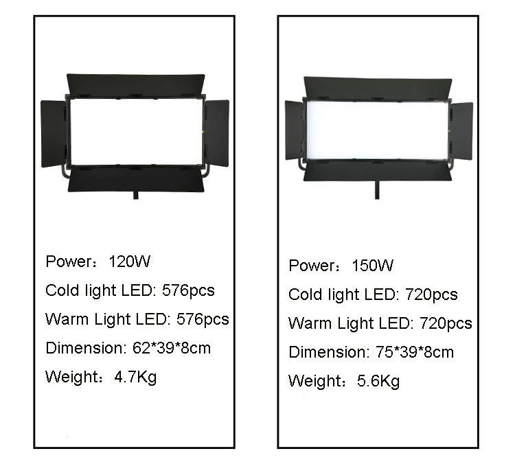 Wholesale price LED meeting photography shooting bi-color led panel dual colour studio light