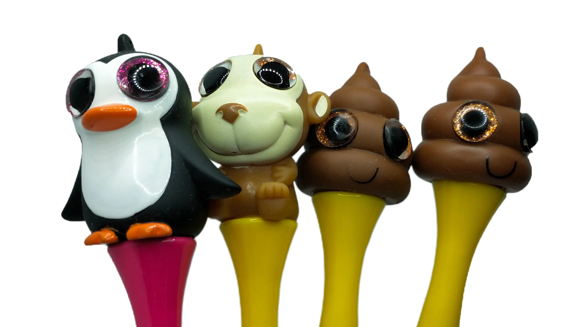 Promotional Cute 3d Penguin Pens Glitter Eyes Pop Penguin Logo Plastic Pens Buy 3d Penguin Pen