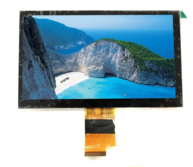 Youritech 7inch lcd LVDS interface 1024*600 landscape display 6 oclock angle 7&quot; tft panel used for consumer tablet
