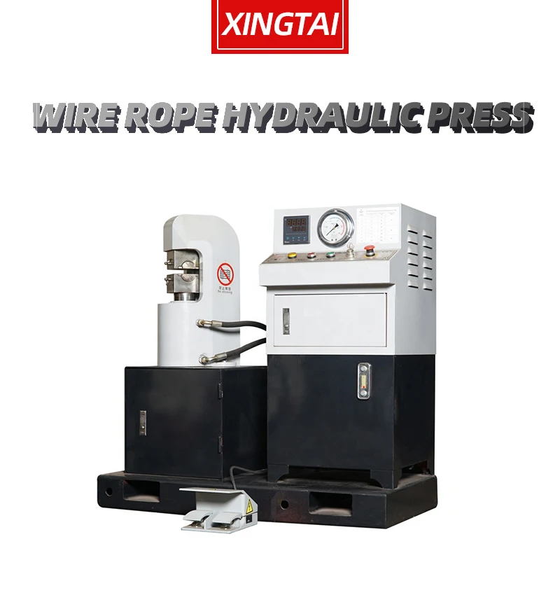 promotional 60 ton steel wire rope hydraulic pressing machine
