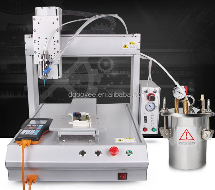 Automatic Soldering Paste /resin And Hardener Dispenser Xyz Three Axis Table Cnc Glue Dispenser