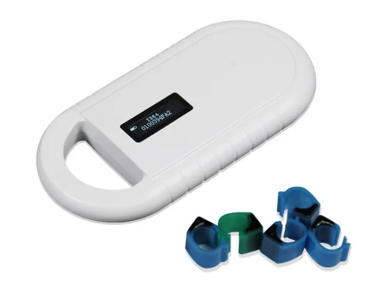 Long Range Animal Rfid Microchip Reader 134.2khz Handheld Portable Micro USB Animal Ear Tag Reader