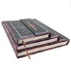 A4 A5 A6 custom metallic foil trifold hardcover journal notebook