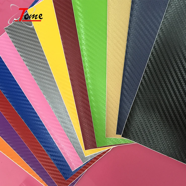 Bubble Free Self Adhesive Carbon Fiber Vinyl Wrapping Film/auto Vinyl