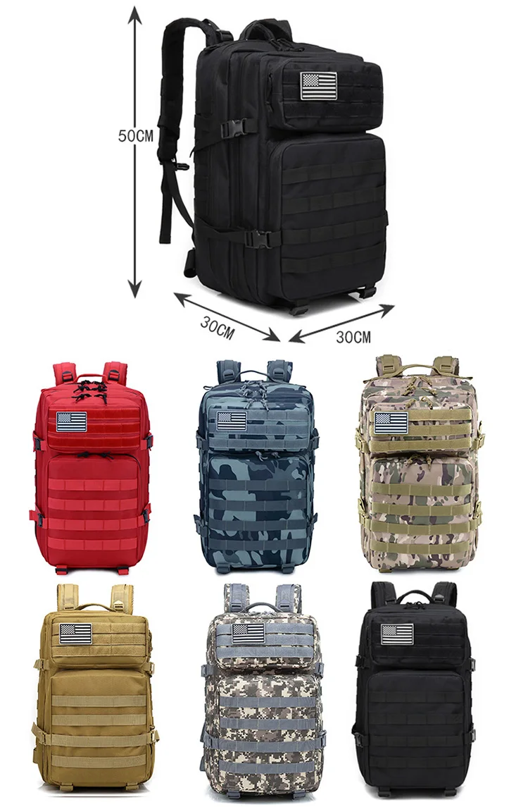 Outdoor Water Resistant Rucksack - Perfect for Hiking & Trekking