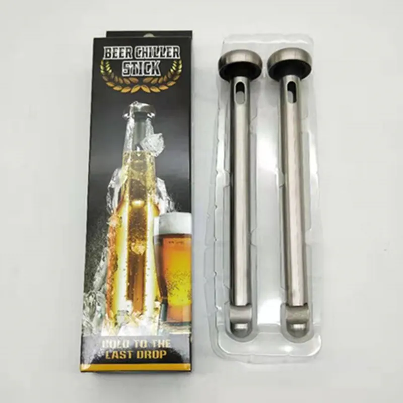 Amazon Hot Sell Custom Stainless Steel Opener Beer Chiller Stick Beer