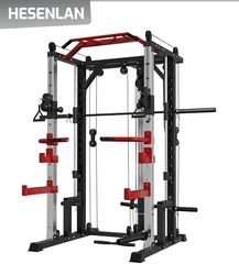 SF-2302 Hesenlan Gym Fitness Weight Lifting Smith Machine Equipment Squat Rack