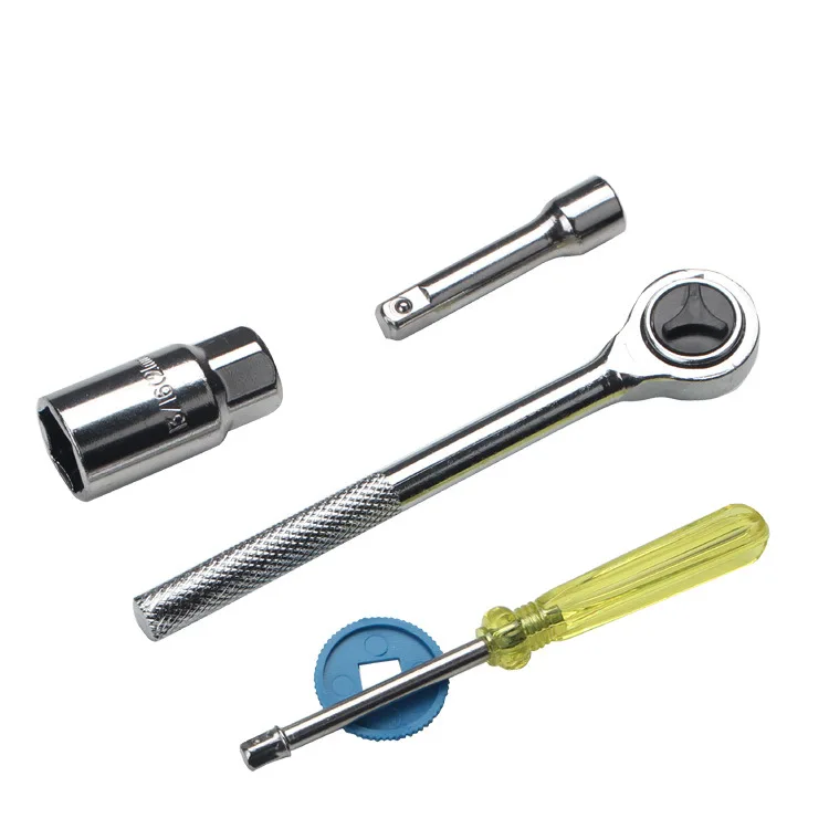 Mechanics Tools Kit and Socket Set, 40-Pieces 1/4"&3/8" Drive Metric/SAE Socket Set