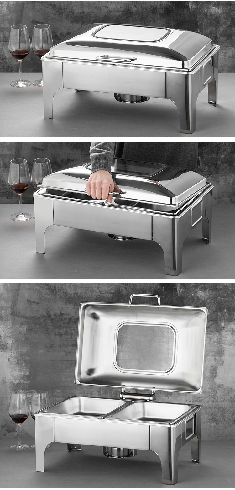 Stainless Steel Chafing Dishes Buffet Food Warmer Chafing Dish Buffet