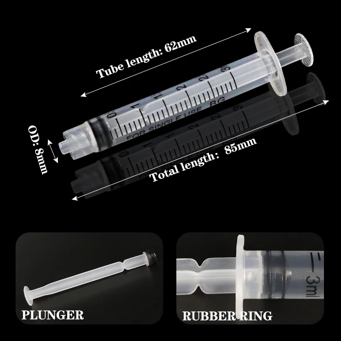 Disposable Syringes Auto Epoxy Resin Double Barrel Automatic Plastic