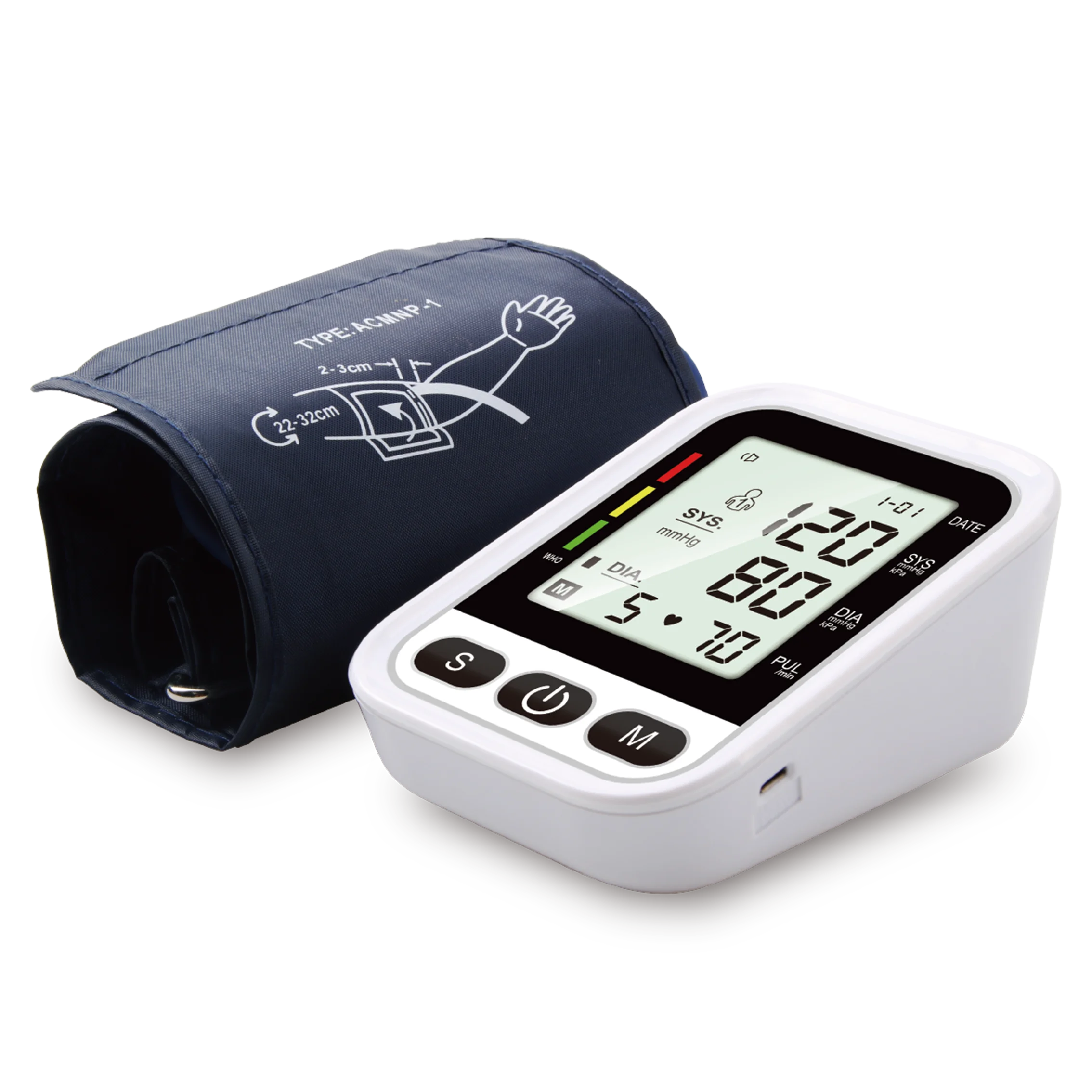 
Fully automatic digital sphygmomanometer electric Arm type blood pressure meter household tensiometer 