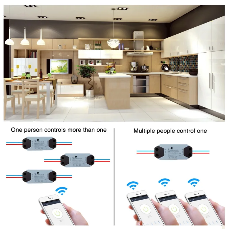 Smart home accessories, cheap price wifi controlled smart breaker