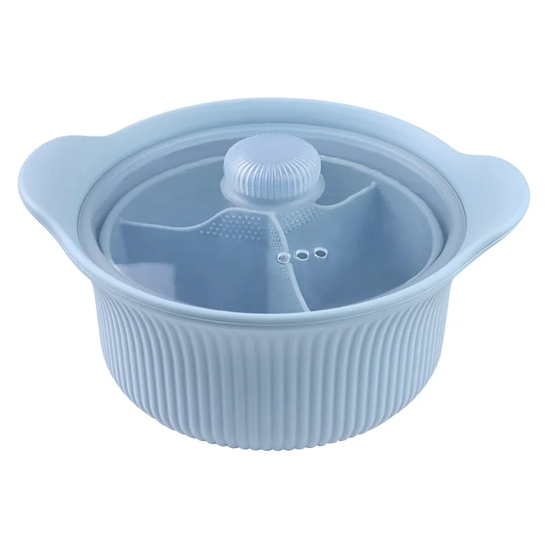 product 1250ml classic silicone food steamer air tight organizer for air fryer kitchen utensils wholesale for parties cooking pot type-6