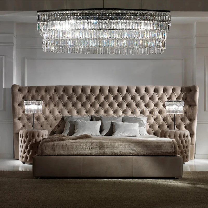 UK Furniture Supplier Button Upholstered /Velvet Tufted Nubuck Living Room Sofas