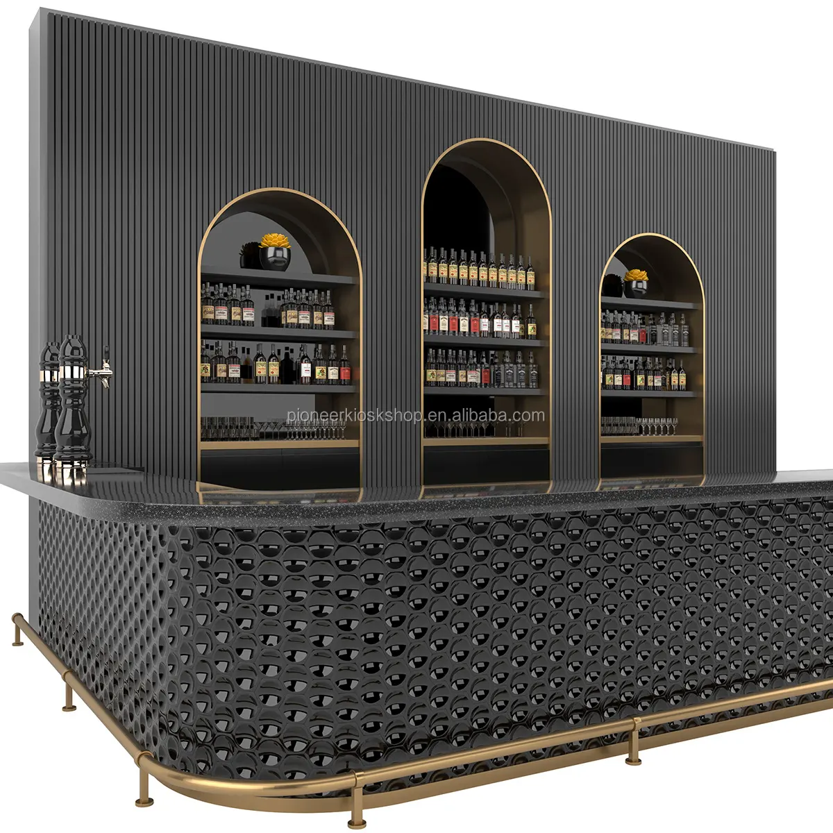 Customized Commercial Bar Counter Manufacturer Wine Bar Counter ...