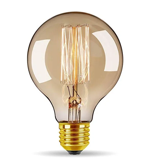 Industrial bulb G80 G95 G125 antique vintage Edison bulb E26 E27 Base 40w 60w dimmable 110-240v 2200-2700k