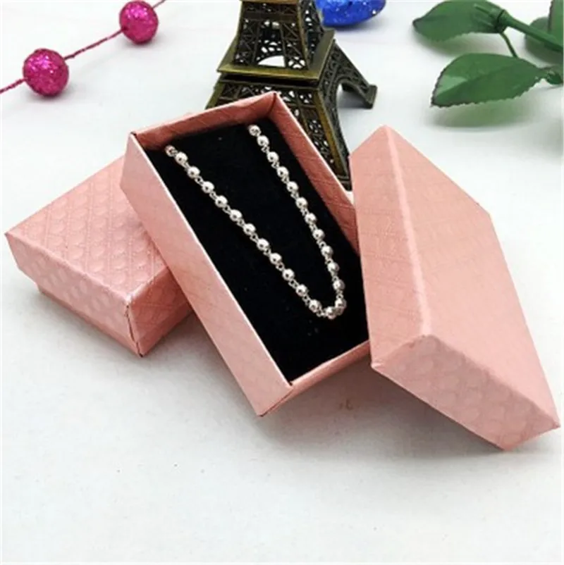 Wedding Date Ring Necklace Earring Bracelet Paper Bag Jewelry Gift Box Wholesale