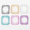 IVANHOE Fashion 42mm 44mm 38mm 40mm Glitter Bling Silicone Case for Apple Watch iWatch Series 4 3 2 1 Replacement Case