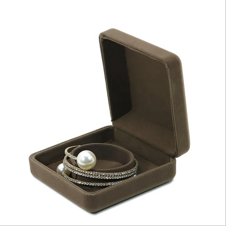 product-Dezheng-Premium Design Velvet Box Custom Logo Necklace Packaging For Jewelry-img-1