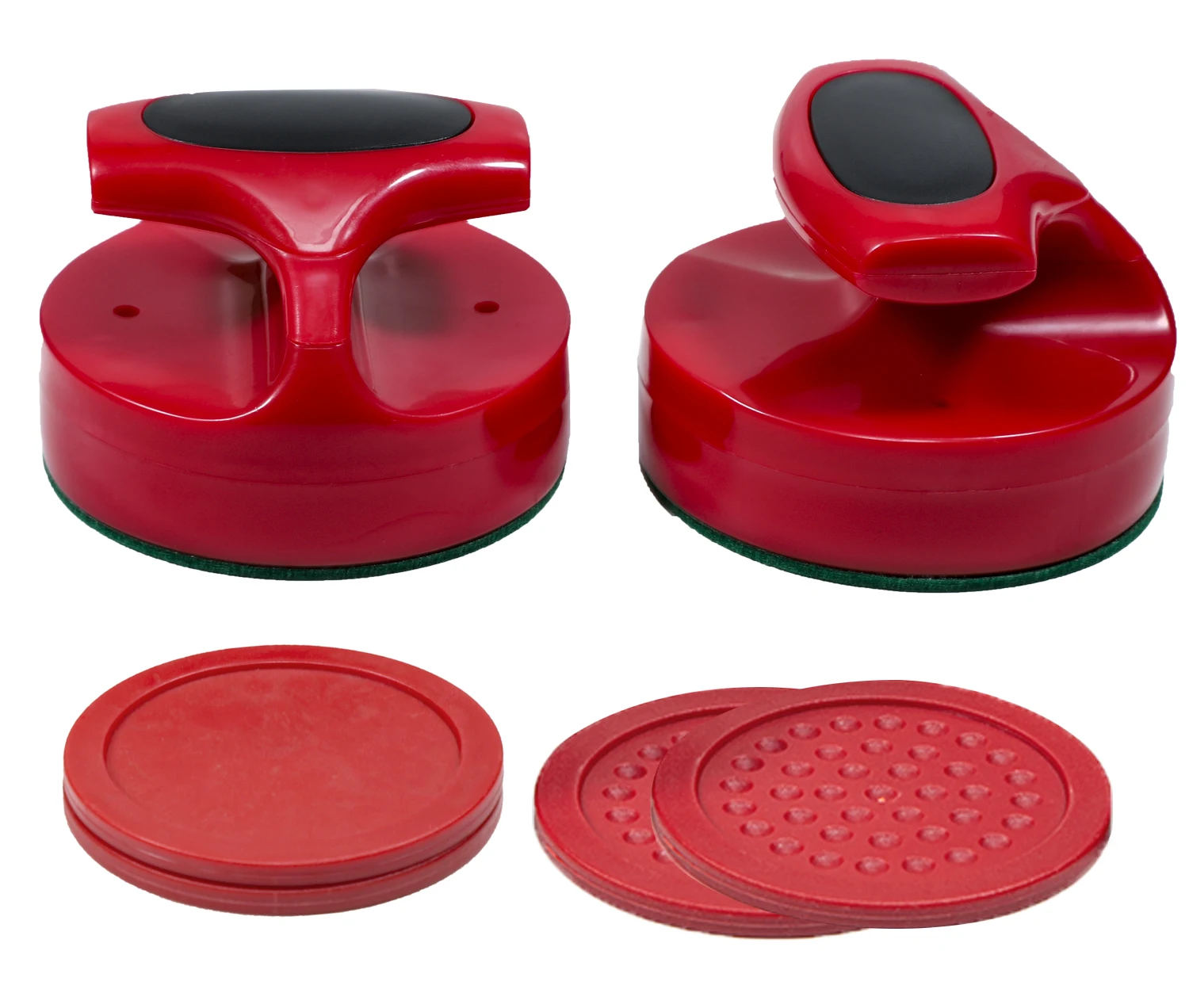 
Pro-Series Air Hockey Striker and Puck Set, Dimpled Air Hockey Pucks 