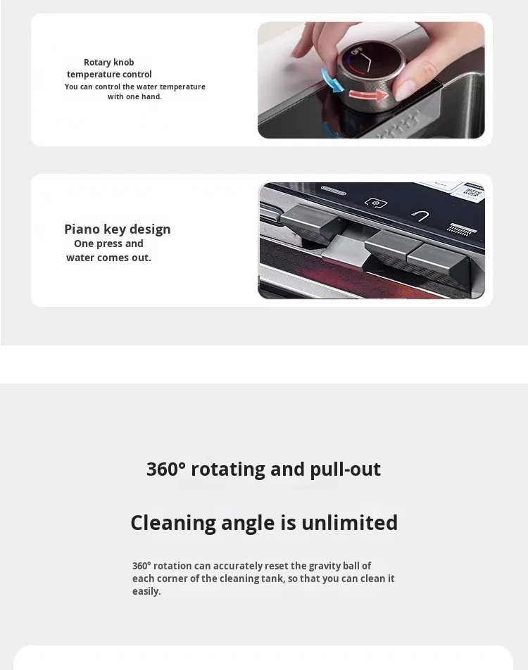 2026 New Edition Smart LED Digital Display Kitchen Sink Multifunction ...