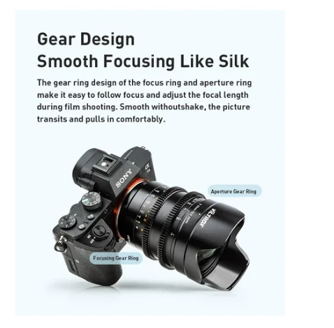 Viltrox S 20mm T2.0feプライムシネマティックmfワイドレンズ (ソニーe 