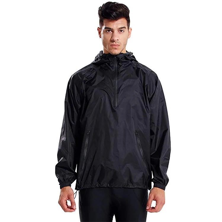 Oem Dom Quarter Zip Windbreaker Men's Casual Outdoor Sports Waterproof ...