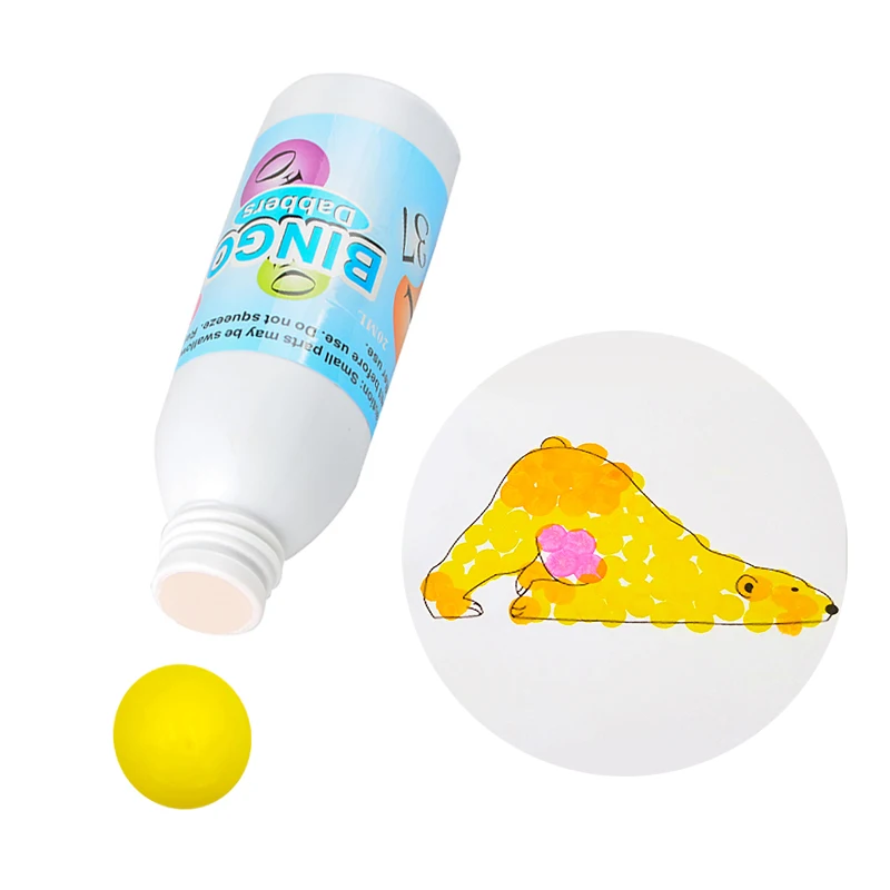 Empty Bottle Bingo Dauber,18mm Tip With 43ml Capacity Ch2820 Washable Dot Art Markers For Kids