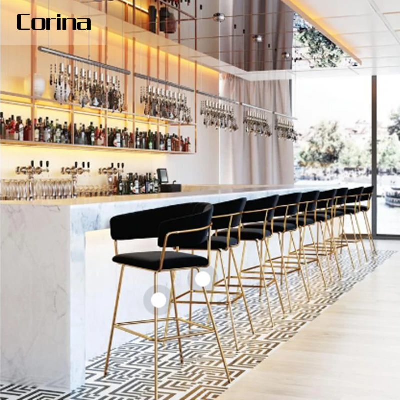 Modern Marble Top Bar Counter 20 Years Warranty Restaurant Night Club