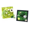 Home decoration preserved moss hydrangea flower wall photo frame wood Funny Custom Wooden Photo Frame
