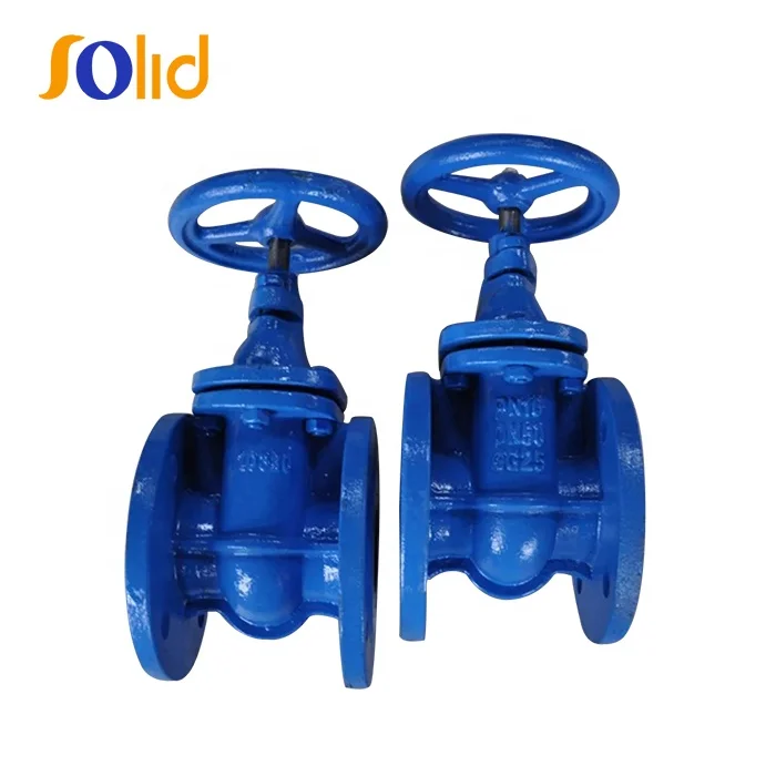 DIN3352 F4 DI (GGG40/GGG50) Double Flanged End Metal Seal Gate Valve