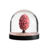Japan style resin pink cherry tree Glass Crystal Ball water snow globe for souvenir gift