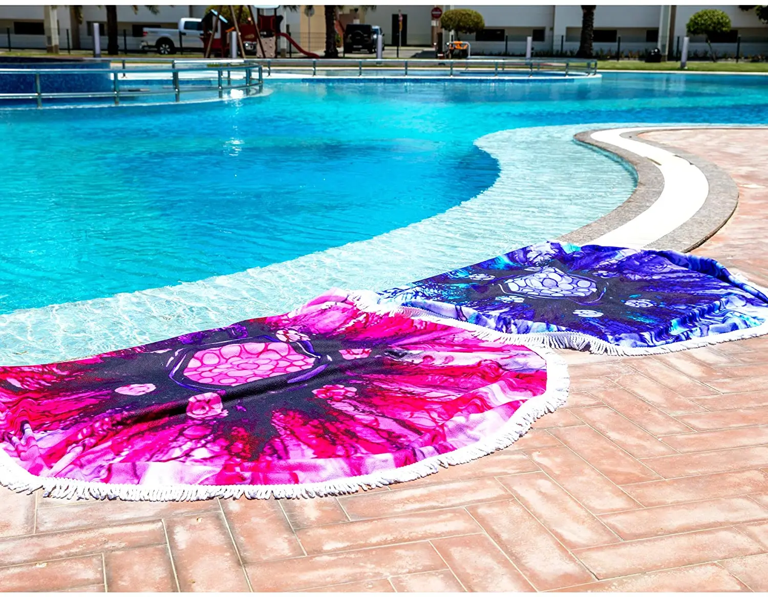 Mandala round beach towel 