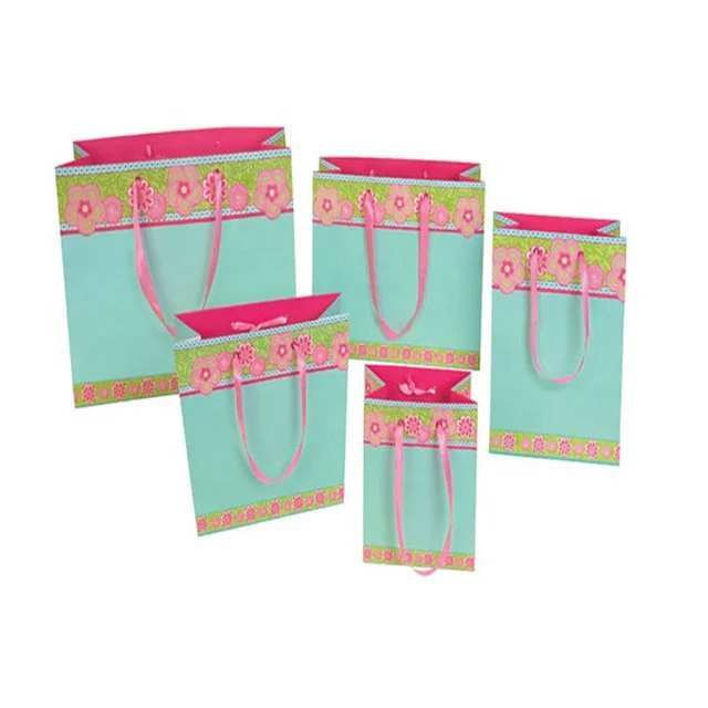 green gift bags bulk